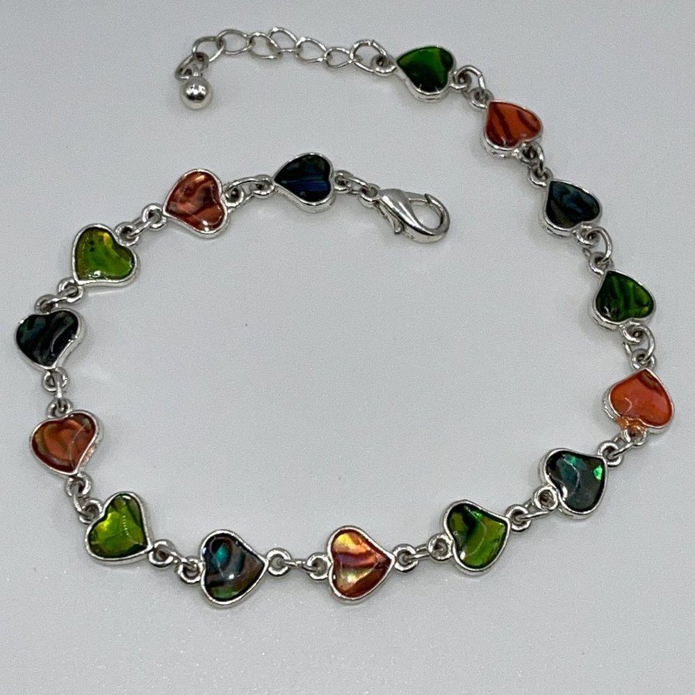 Heart anklet